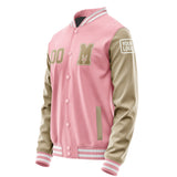 Custom Light Pink Light Khaki Jacket Jb2121252118251818