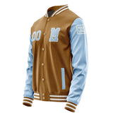 Custom Khaki Light Blue Jacket Jb2222082218081818