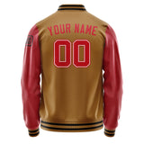 Custom Khaki Red Jacket Jb2222142217141817