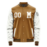 Custom Khaki White Jacket Jb2222182217181817