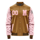 Custom Khaki Light Pink Jacket Jb2222212217211817