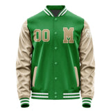 Custom Emerald Green Light Khaki Jacket Jb2424252418251818
