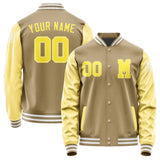 Custom Light Khaki Light Yellow Jacket