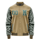 Custom Light Khaki Blue Green Jacket Jb2525272517271817