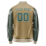 Custom Light Khaki Blue Green Jacket Jb2525272518271818