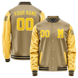 Custom Light Khaki Gold Jacket