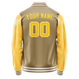 Custom Light Khaki Gold Jacket Jb2525302518301818