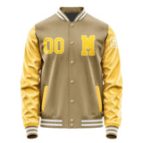 Custom Light Khaki Gold Jacket Jb2525302518301818