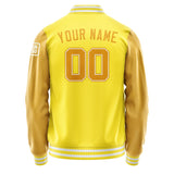 Custom Light Yellow Yellow Jacket Jb2626192618191818