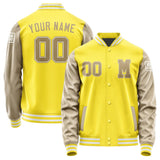 Custom Light Yellow Light Khaki Jacket