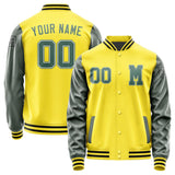 Custom Light Yellow Blue Green Jacket