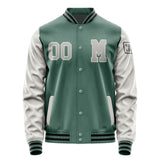 Custom Blue Green Gray Jacket Jb2727042717041817