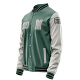 Custom Blue Green Gray Jacket Jb2727042717041817