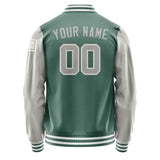 Custom Blue Green Gray Jacket Jb2727042718041818