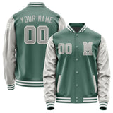 Custom Blue Green Gray Jacket Jb2727042718041818