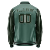 Custom Blue Green Dark Green Jacket Jb2727062717061817