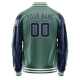 Custom Blue Green Blue Jacket Jb2727102718101818