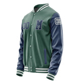 Custom Blue Green Blue Jacket Jb2727102718101818