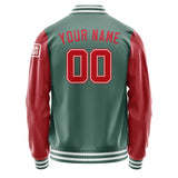 Custom Blue Green Red Jacket Jb2727142718141818