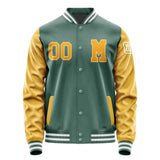 Custom Blue Green Yellow Jacket Jb2727192718191818