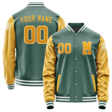 Custom Blue Green Yellow Jacket