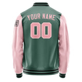 Custom Blue Green Light Pink Jacket Jb2727212717211817