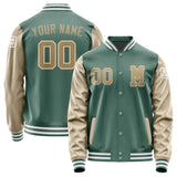 Custom Blue Green Light Khaki Jacket