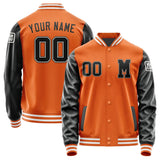 Custom Orange Black Jacket