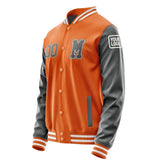 Custom Orange Dark Grey Jacket Jb2828202818201818