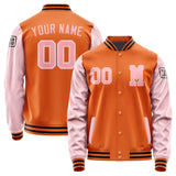 Custom Orange Light Pink Jacket