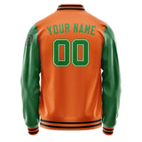 Custom Orange Emerald Green Jacket Jb2828242817241817