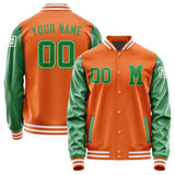 Custom Orange Emerald Green Jacket