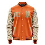 Custom Orange Light Khaki Jacket Jb2828252817251817