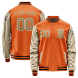 Custom Orange Light Khaki Jacket