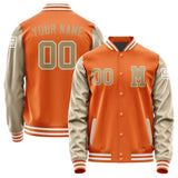 Custom Orange Light Khaki Jacket