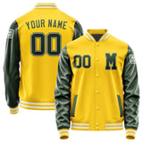 Custom Gold Dark Green Jacket