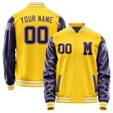 Custom Gold Purple Jacket Jb3030073018071818