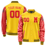 Custom Gold Orange Red Jacket Jb3030123017121817