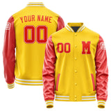 Custom Gold Orange Red Jacket