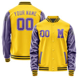 Custom Gold Light Purple Jacket