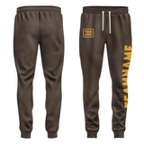 Custom Brown Yellow Pants