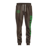 Custom Brown Emerald Green Pants