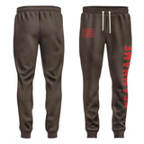 Custom Brown Red Pants