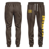 Custom Brown Gold Pants