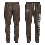 Custom Brown Gray Pants