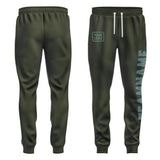 Custom Olive Blue Green Pants