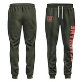 Custom Olive Copper Rose Pants