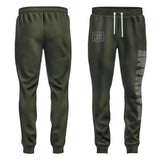 Custom Olive Dark Grey Pants