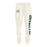 Custom Cream Blue Green Pants