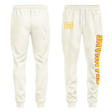 Custom Cream Gold Pants